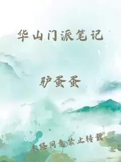 华山门派笔记